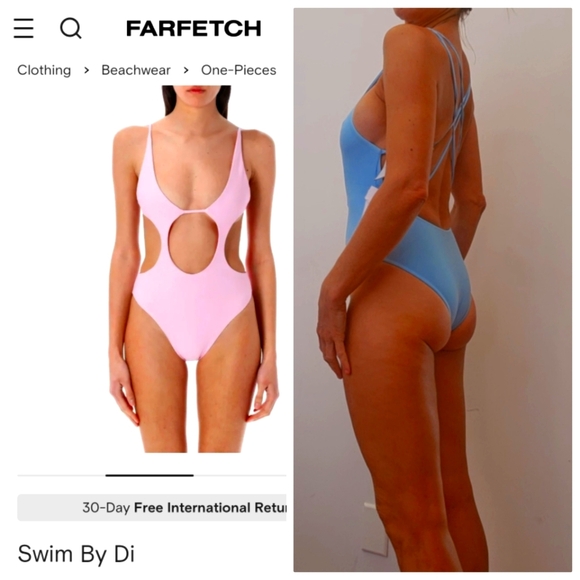Nwt Swim By DiRivera Sky Blue One Piece Seen On jLO s